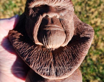 Large-Sized - Sasquatch Shungonite Statue - #3