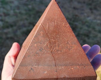 Sedona Dirt Pyramid with Shungite & Crystals