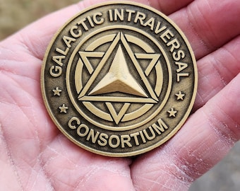 Galactic Intraversal Consortium: "Tighter Circle, Deeper Roots" Protection Challenge Coin