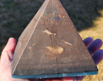 Sedona Dirt Pyramid with Shungite and Crystals