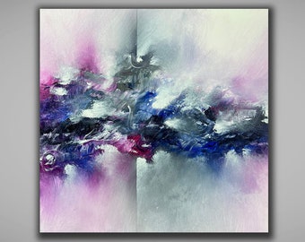 Abstract painting / Wall art / Depth and Texture / Contemporary abstract / Modern art / Ray Grimes / 12x12