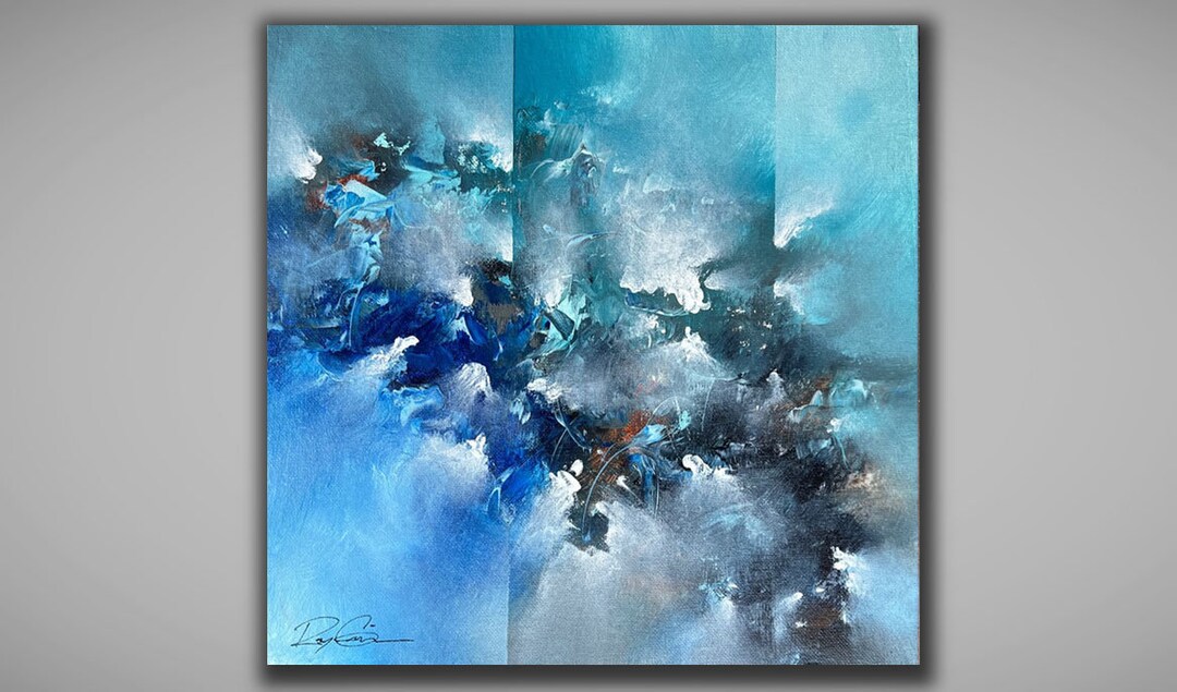 Abstract Painting / Wall Art / Depth and Texture / Etsy