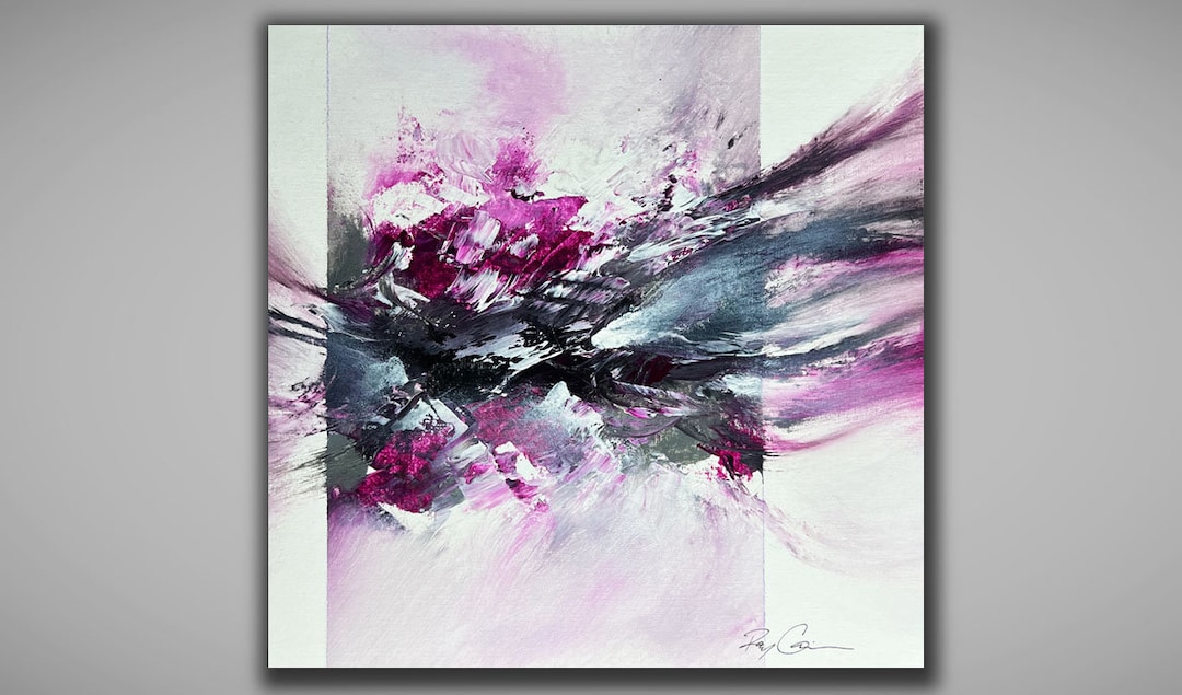 Abstract Painting Wall Art Depth and Texture Contemporary