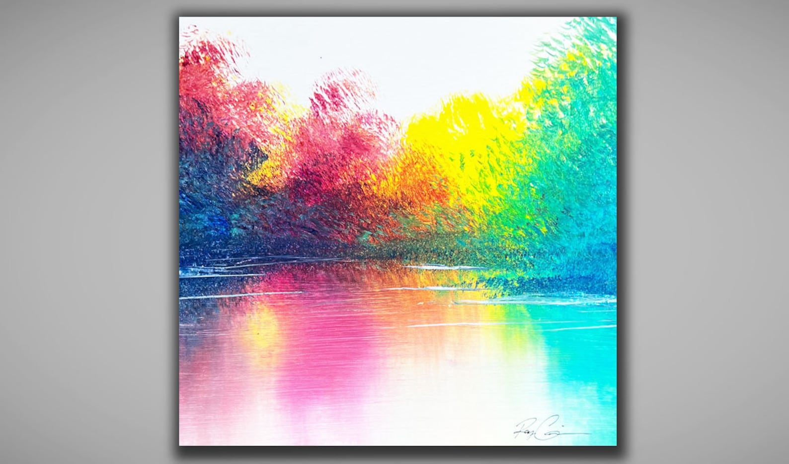 Abstract Painting / Wall Art / Depth and Texture / Etsy