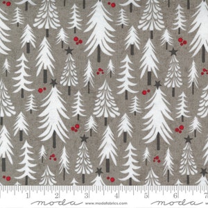 Toboggan Pine Trees Blizzard White 