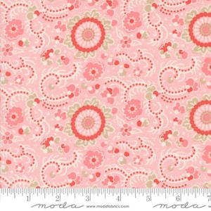 Sunday brunch fabric by Basic Grey for Moda Blintz Floral in Bellini 30751 14 100% cotton for quilting and sewing cut to order