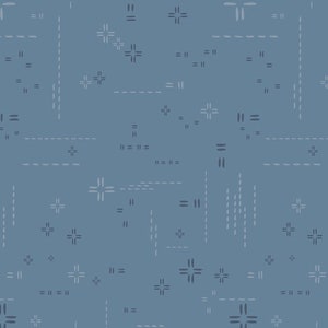 200 Thread count Fabric Deco stitch Blue Mineral Art Gallery cotton fabric for quilting and sewing blue DSE-710