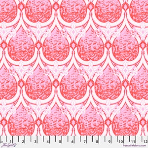 Tula Pink Parisville Deja Vu fabric Sea of Tears Melon by Free Spirit fabrics quilting fabric 100% cotton PWTP191 Melon