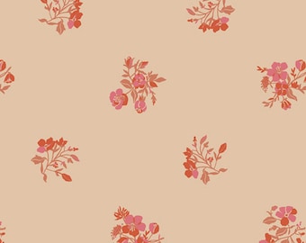 High Thread count cotton Fabric Burgeon Forth Kismet by Sharon Holland KSM-73302 Art Gallery Fabrics floral quilting and sewing cut to order