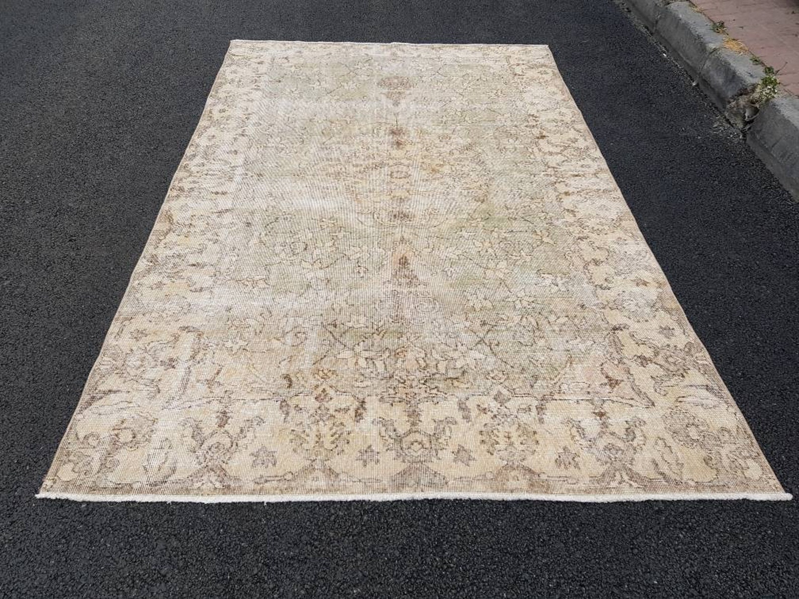 Turkish Area Rug 6'2'x9'9' Vintage Home Rugs Etsy