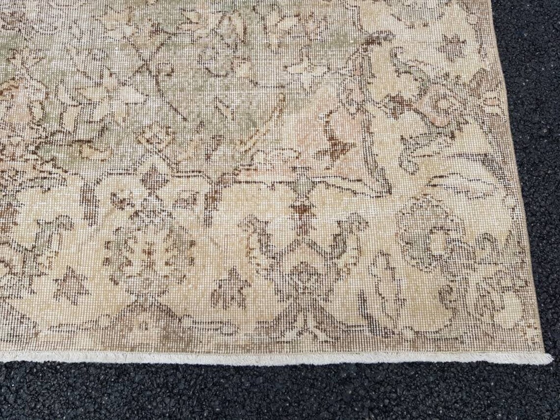 Turkish Area Rug 6'2'x9'9' Vintage Home Rugs Etsy