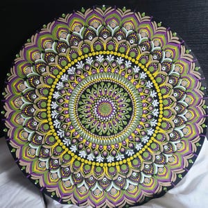 Mandala dot painting 18 inch board