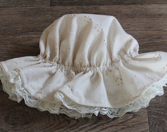 Bath Cap Photo Prop nb 3 6 9 12 18 24 mo Mob hat Baby Toddler Muffin