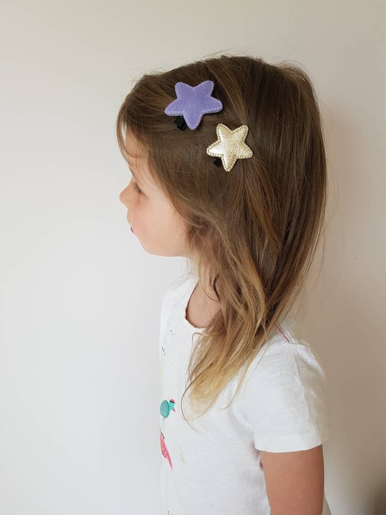 Star hair clips Toddler hair clip Baby hair clip 1st Etsy
