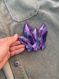 Crystal Iron On Embroidered Patch: Gem Applique product logo