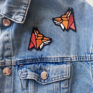 Animal Embroidered Applique Badge Fox Iron-On Or Sew-On Patch - Embroidered Animal Appliqué For Clothes, Bags & Crafts Iron On Patch - Foto 8