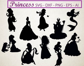 Download Princess Jasmine Silhouette Etsy