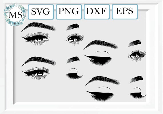 Download 50 Off Eyes Svg Eyelashes Girl Svg Makeup Svg T Shirt Etsy