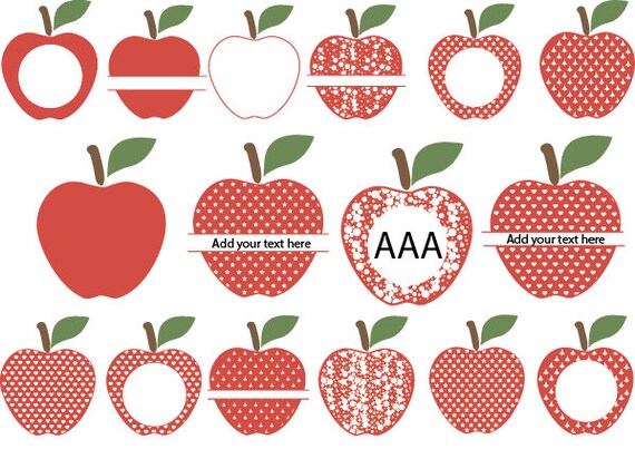 Download 70 % OFF Apple SVG Monogram Apple SVG Frames Apple Monogram | Etsy