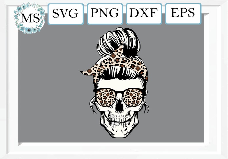 Download 50 % OFF Skull with bandana svg Skull with glasses svg Mom ...