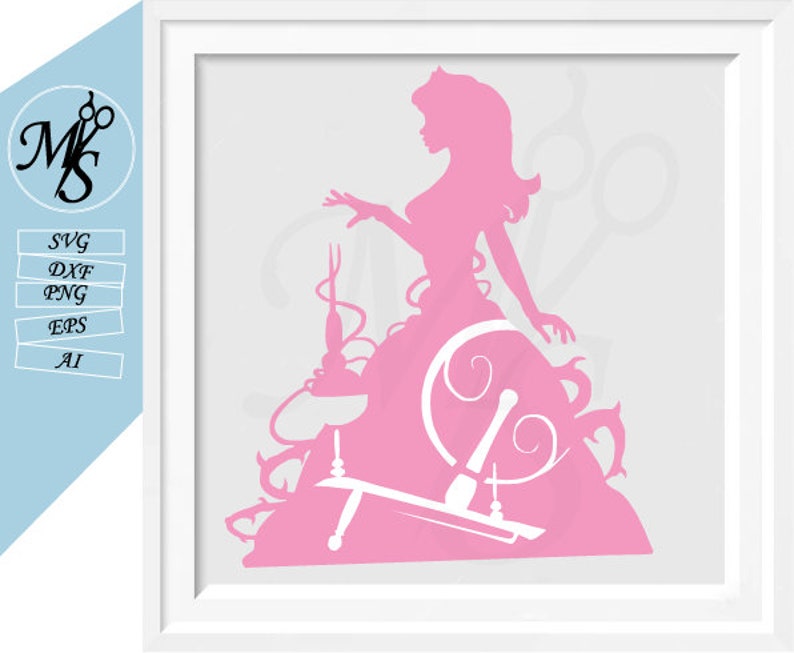 Download Disney princess svg silhouette clipart pack Sleeping ...