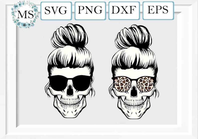 Download 50 % OFF Skull with glasses svg Mom life Skeleton svg ...
