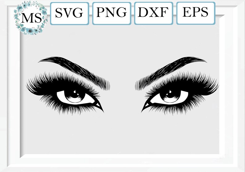 Download 50 % OFF Eyelashes Girl SVG Eyes Svg Makeup SVG T-shirt | Etsy