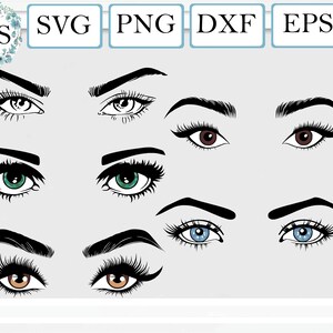 Download 50 Off Eyes Svg Eyelashes Girl Svg Makeup Svg T Shirt Etsy
