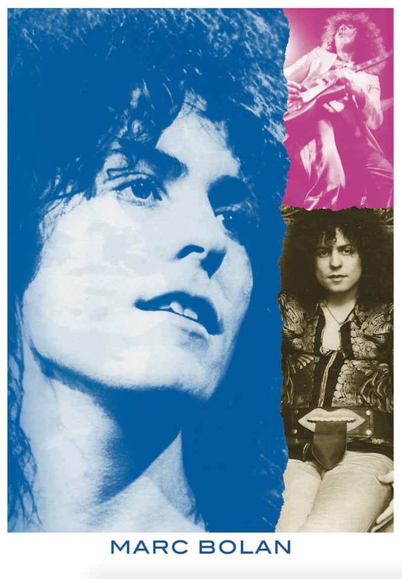 Marc Bolan / T. Rex A3 Art Print Poster | Etsy