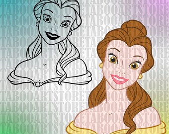 Free Free 309 Princess Belle Svg SVG PNG EPS DXF File
