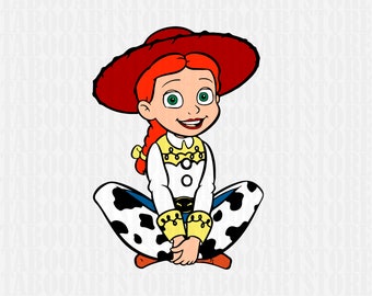 Jessie Toy Story, Jessie svg, Jessie Stencil, toy story clipart, ...