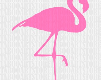 SVG Flamingo Cut File, flamingo SVG , Silhouette Cut File, flamingo file, Cricut Cut Files, flamingo Clipart, SVG Files flamingo