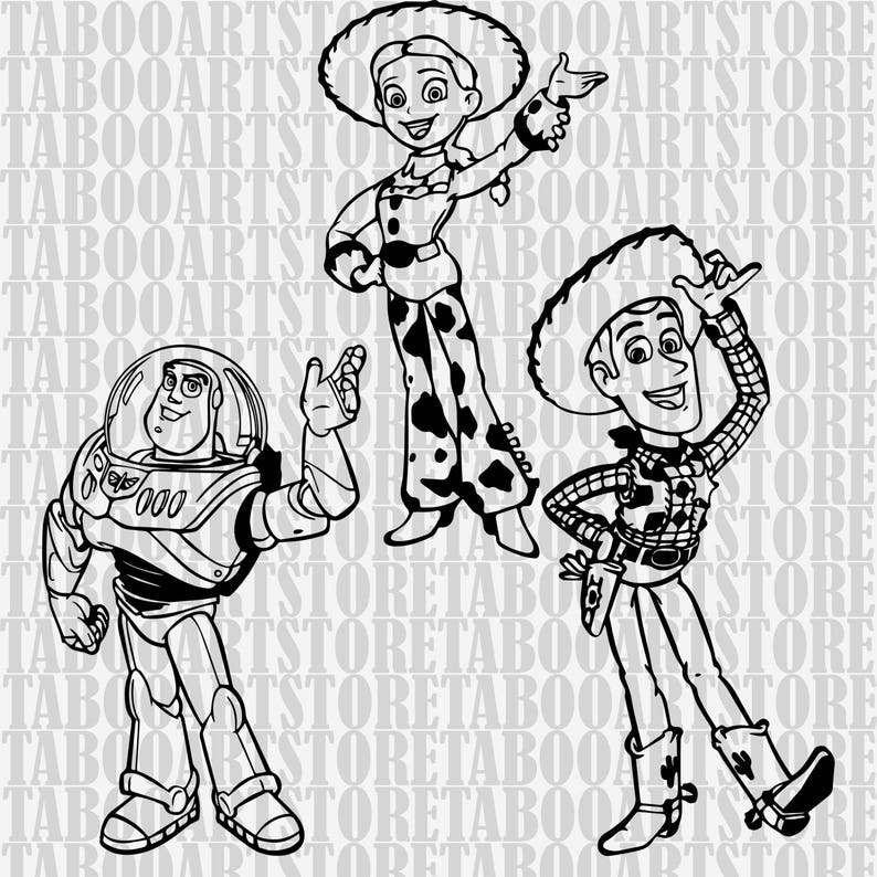 Download Royalty Free Woody Toy Story Clipart Black And White - hd ...