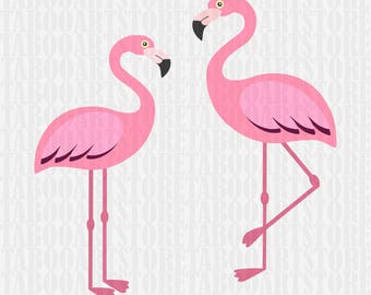SVG Flamingo Cut File, flamingo SVG , Silhouette Cut File, flamingo file, Cricut Cut Files, flamingo Clipart, SVG Files flamingo