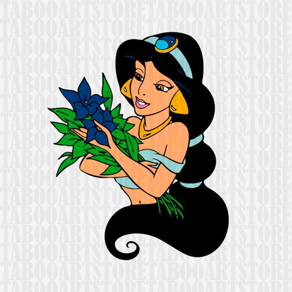 Disney princess svg Jasmine svg Jasmine clipart Disney | Etsy