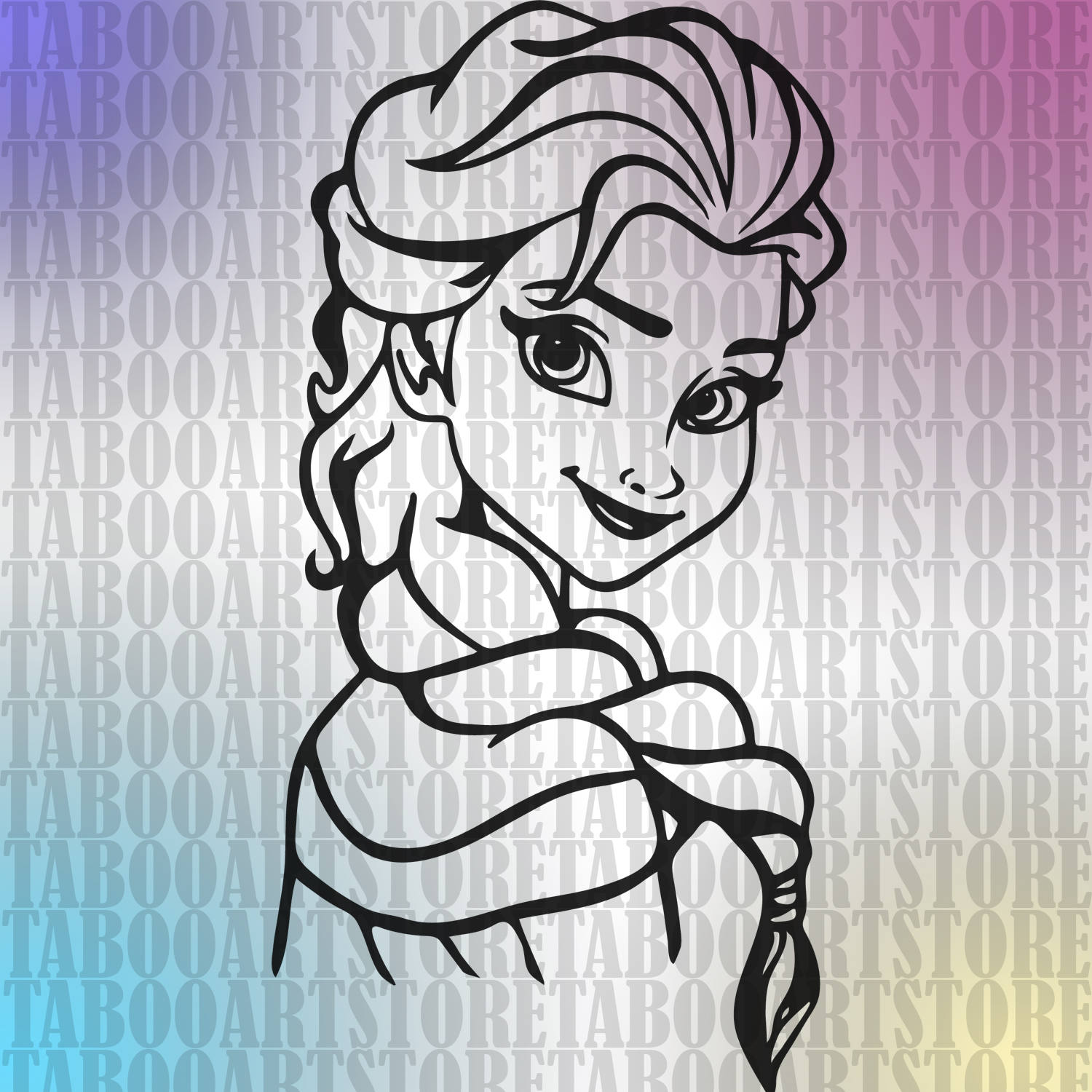 Princess Elsa Svg