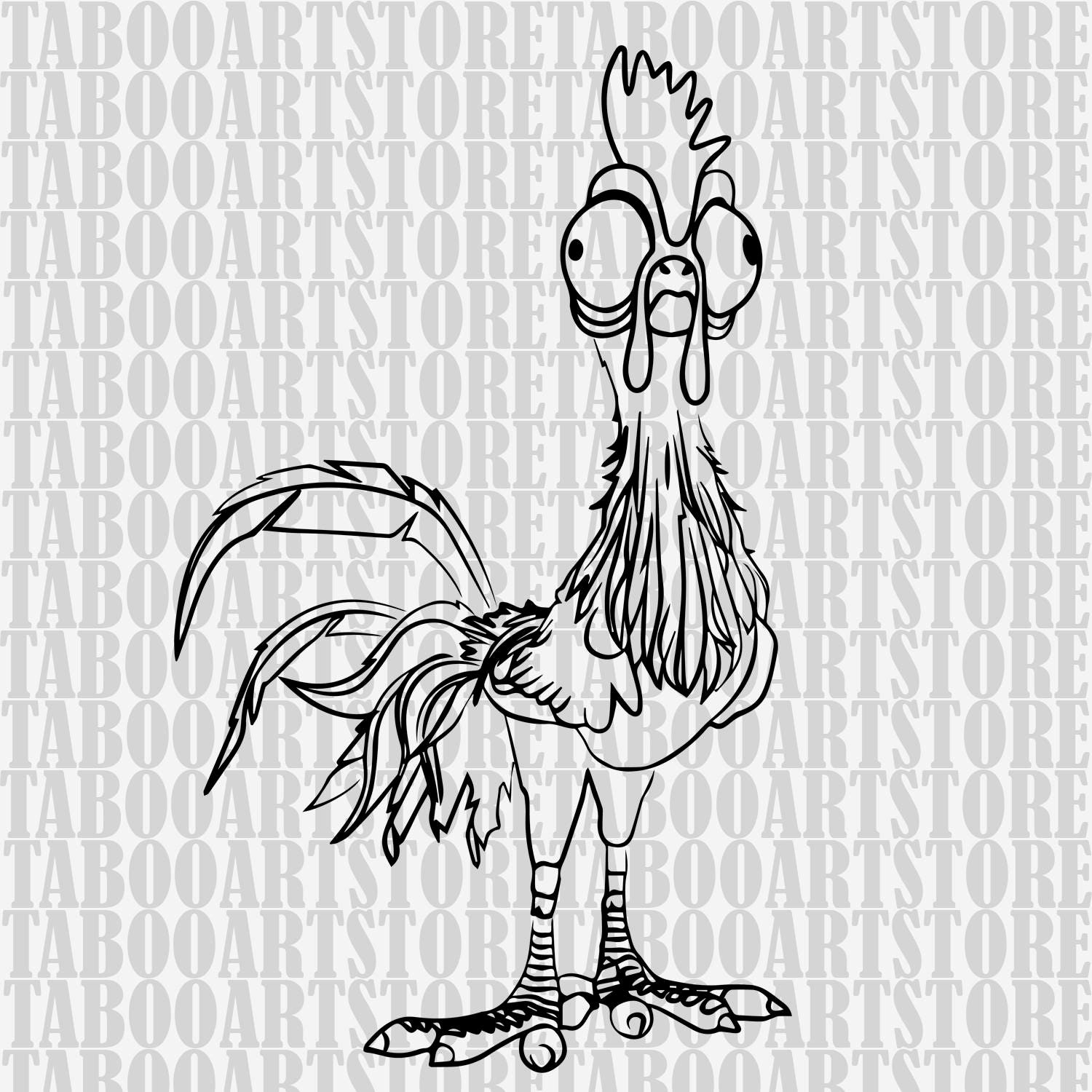 Heihei clipart Moana Heihei svg Moana Heihei svg Disney | Etsy