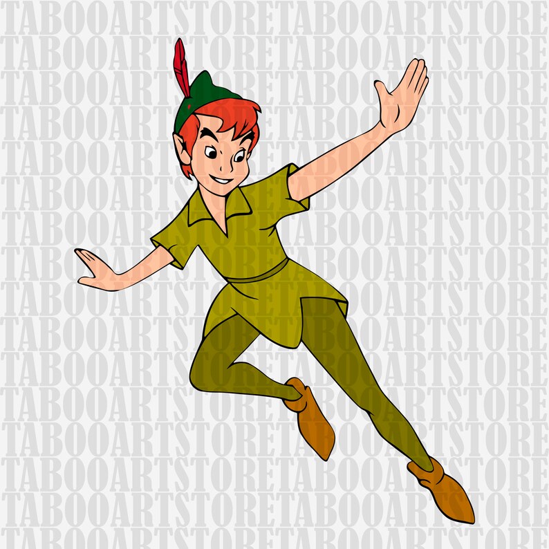 Peter Pan svg Peter Pan file Peter Pan eps Peter Pan | Etsy