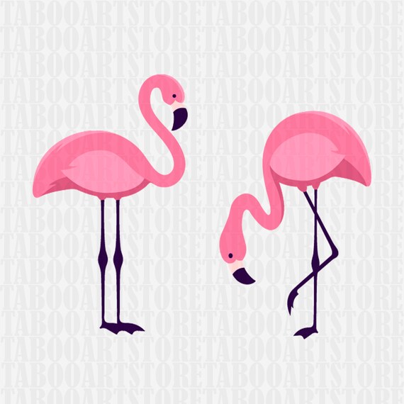 Download SVG Flamingo Cut File summer SVG Silhouette Cut File | Etsy