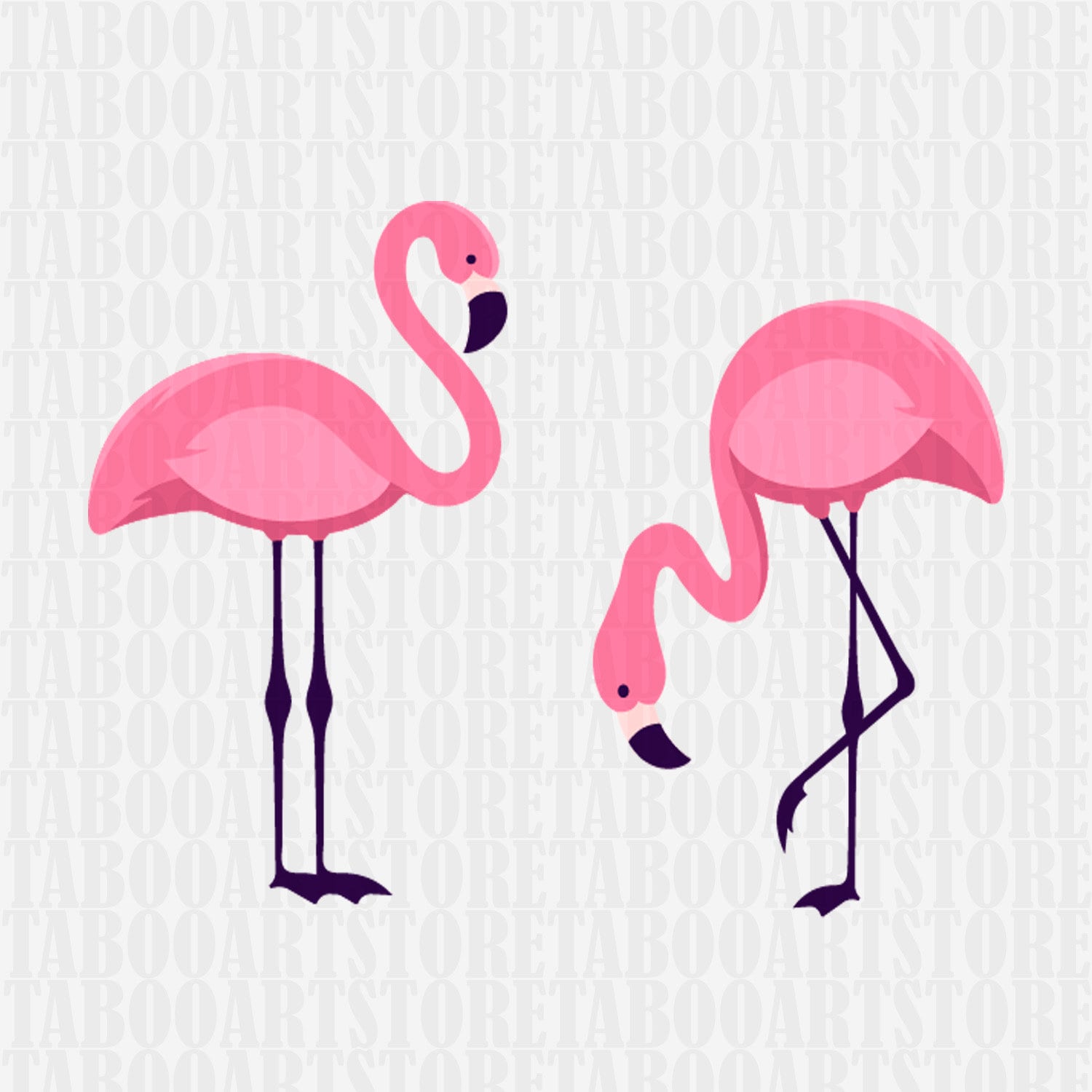 flamingo clipart svg