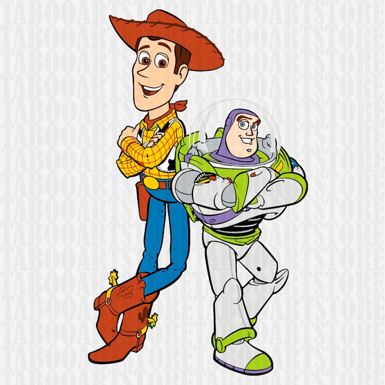 Download SVG Toy Story svg Buzz Lightyear svg Sheriff Woody Stencil | Etsy