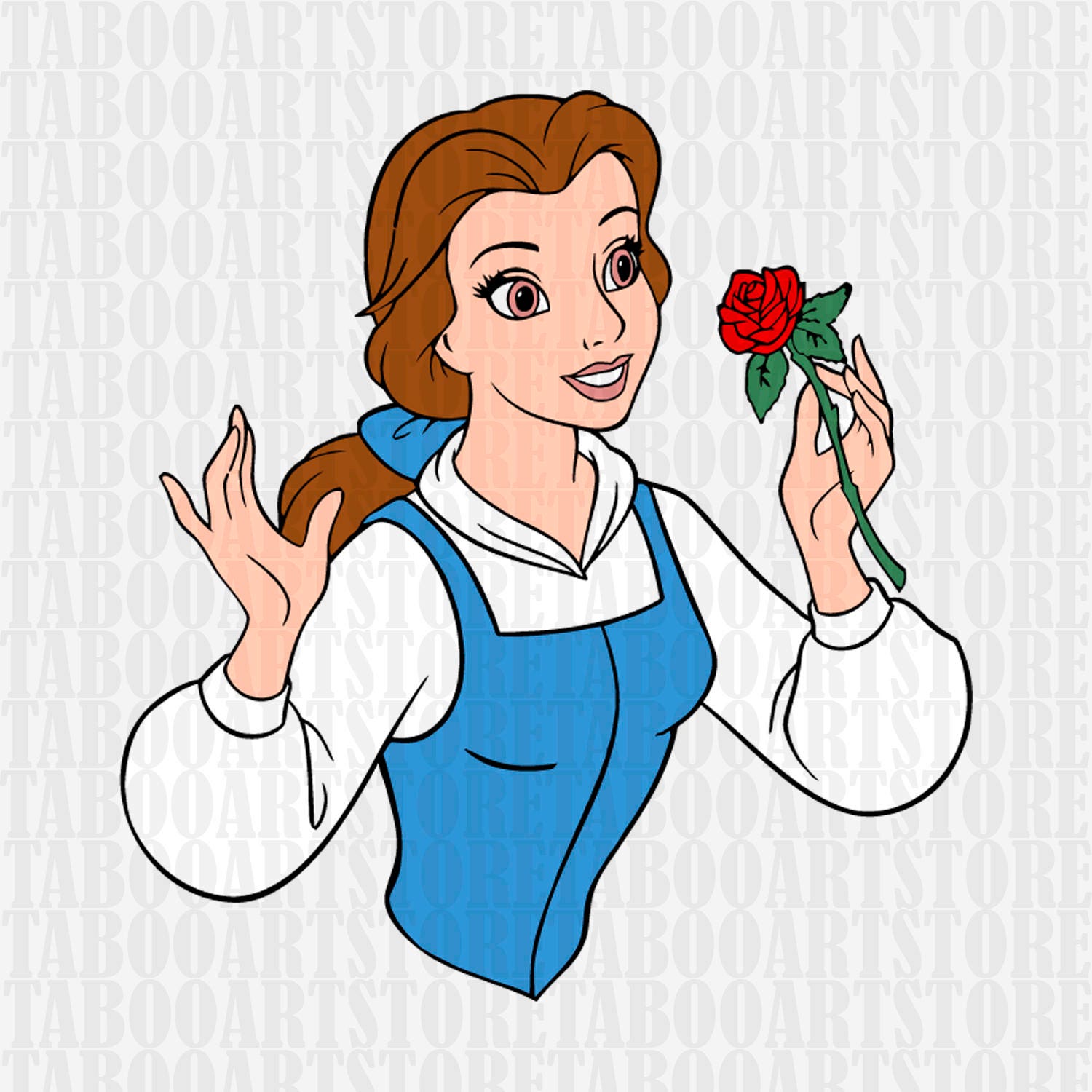 Belle svg Belle clipart Disney Belle princess eps Disney | Etsy