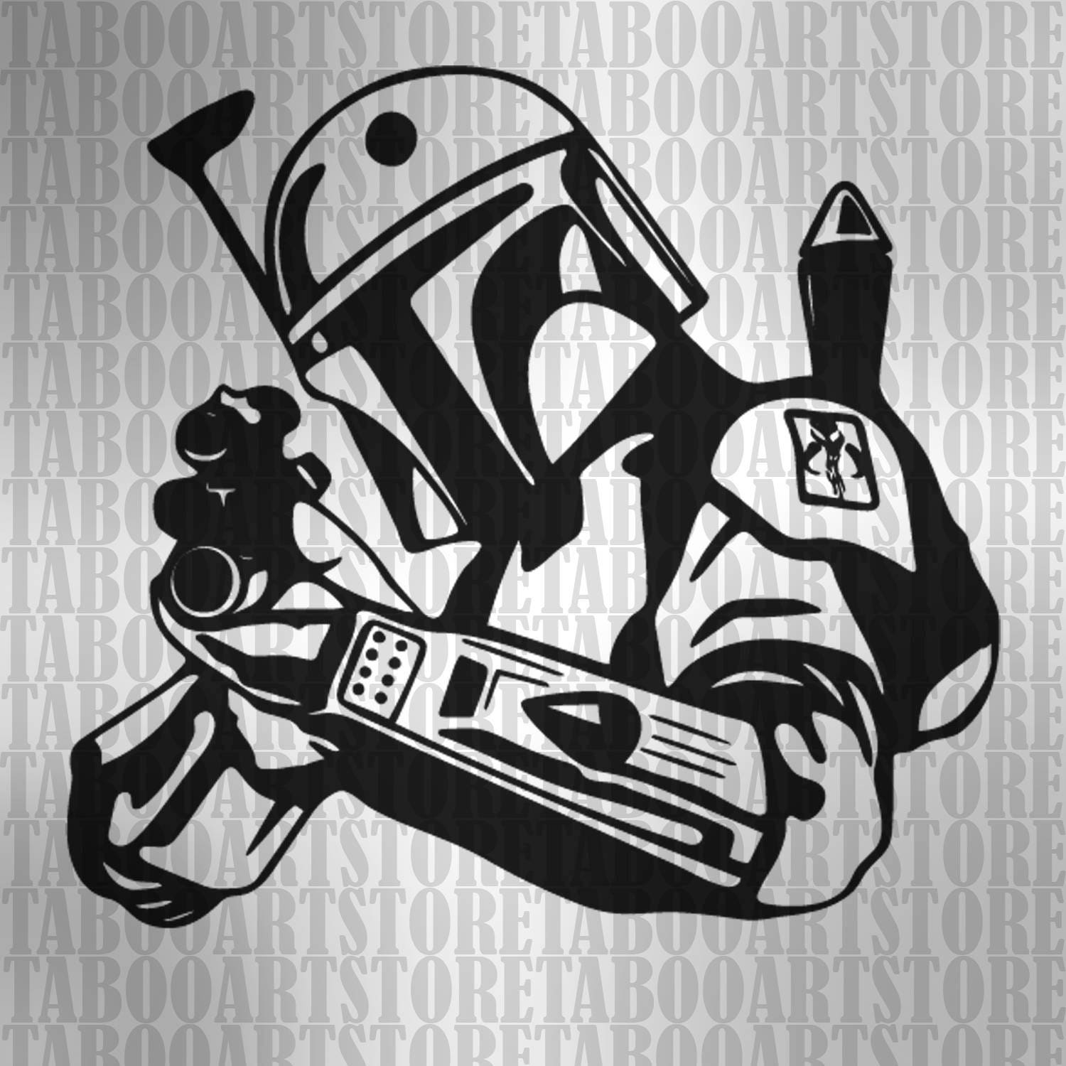Download Star wars clipart Boba Fett svg star wars svg Boba Fett | Etsy