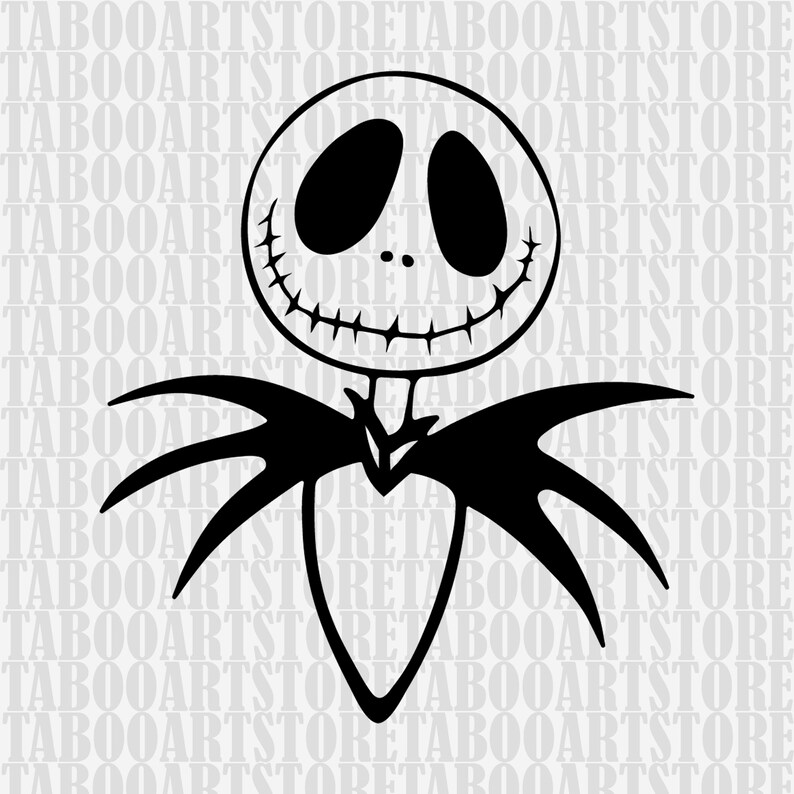 Download Jack skellington Svg jack skellington stensil Nightmare | Etsy