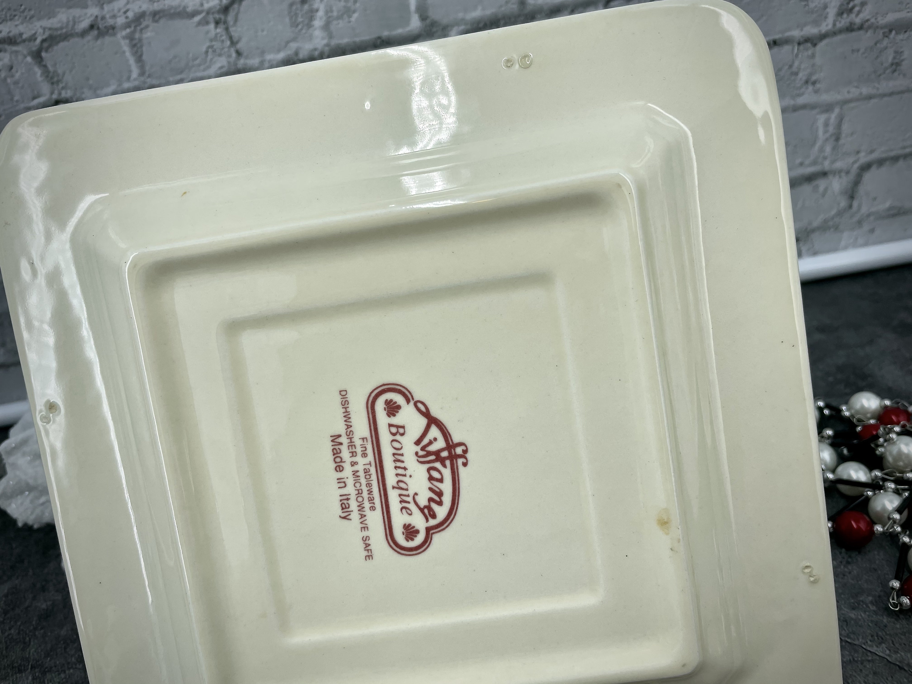 Tiffany Boutique Plate Decorative Made in Italy Etsy UK