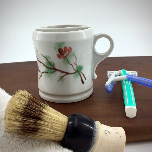 Antique Shaving Mug Etsy