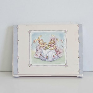 Mini-cartes de correspondance Hallmark Lapins à la Baie vierges à l'intérieur, Neuf dans l'emballage/Ancienne cartes de correspondance Hallmark vierges