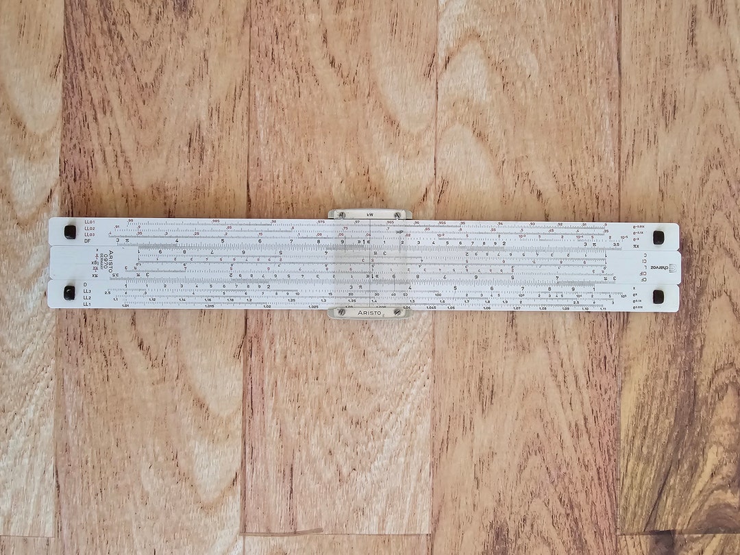 Aresto Ruler Vintage Aristo Charvoz Engineer Multilog Nbr 0970 Slide Ruler With ...