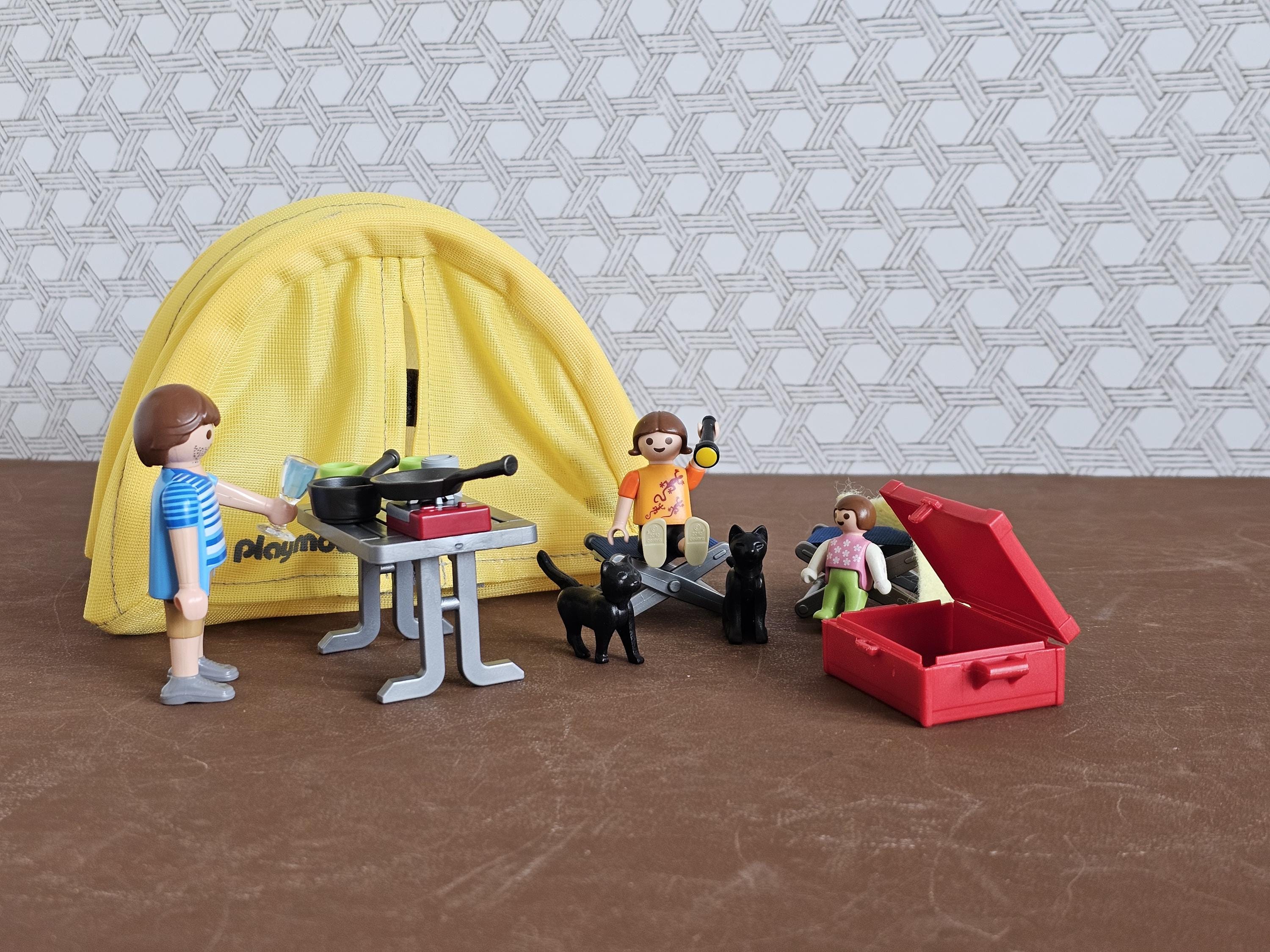 Playmobil Summer Family Camping Adventure Set # 5435 INCOMPLETE