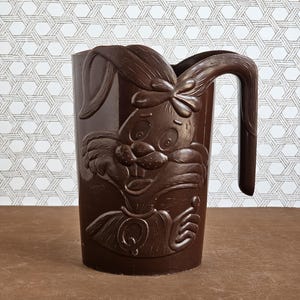 Vintage Nestlé Quik Milk Jug/Vintage Nesquik Bunny Milk Pitcher/Canadian Nesquik Milk Jug